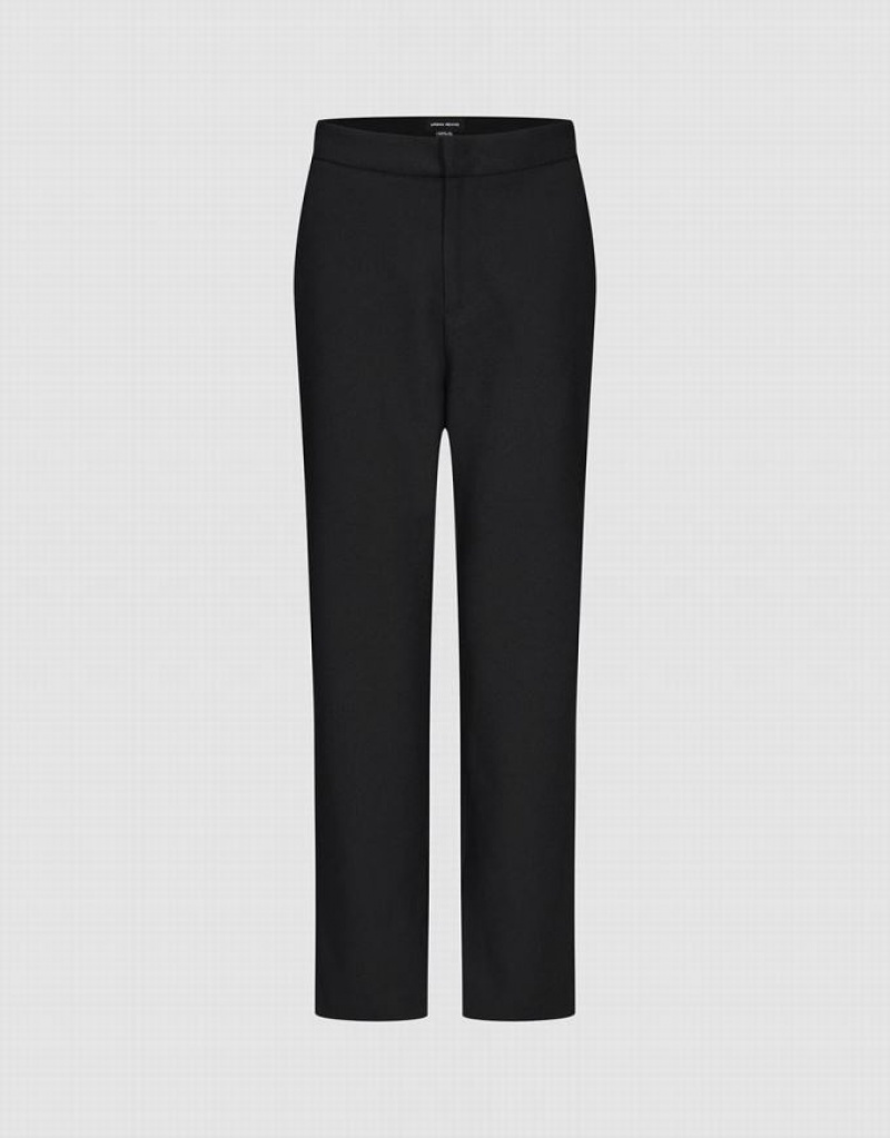 Black Urban Revivo Flare Women\'s Pants | SOPEHJ-234