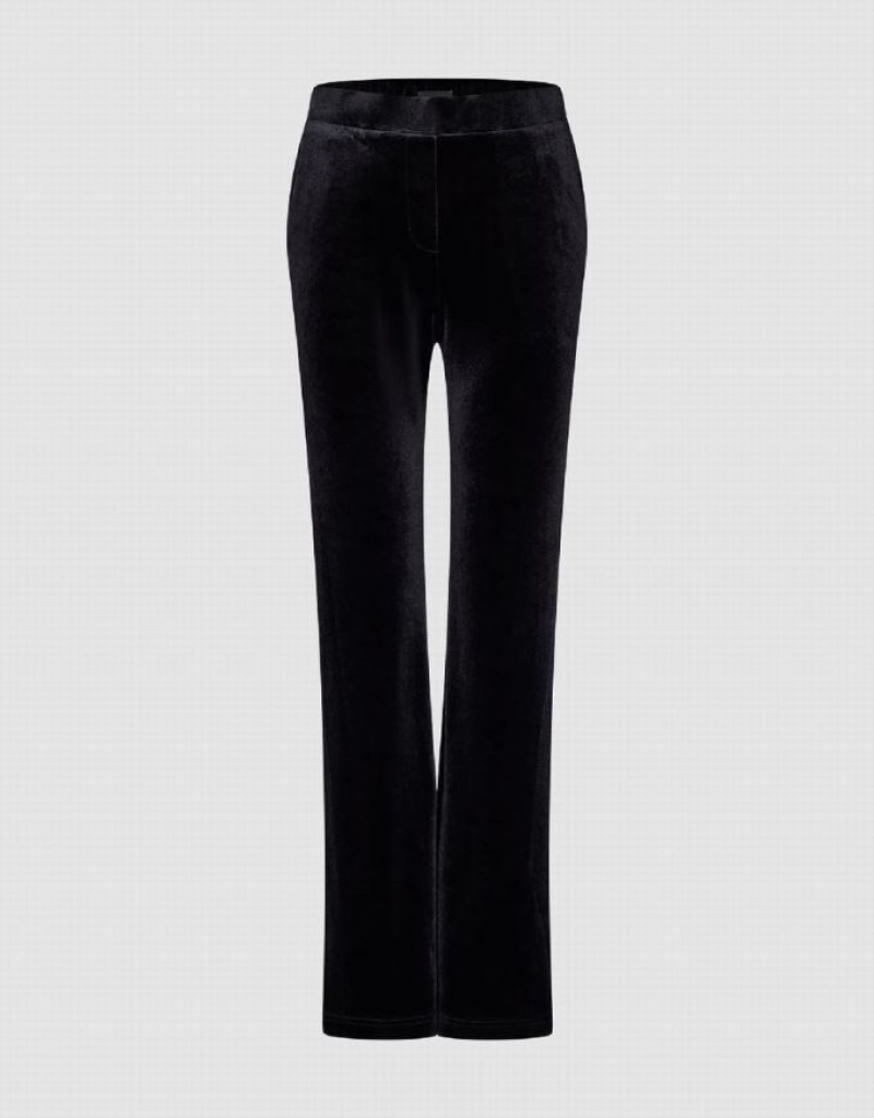 Black Urban Revivo Skinny Straight Women\'s Pants | WVHFXN-604