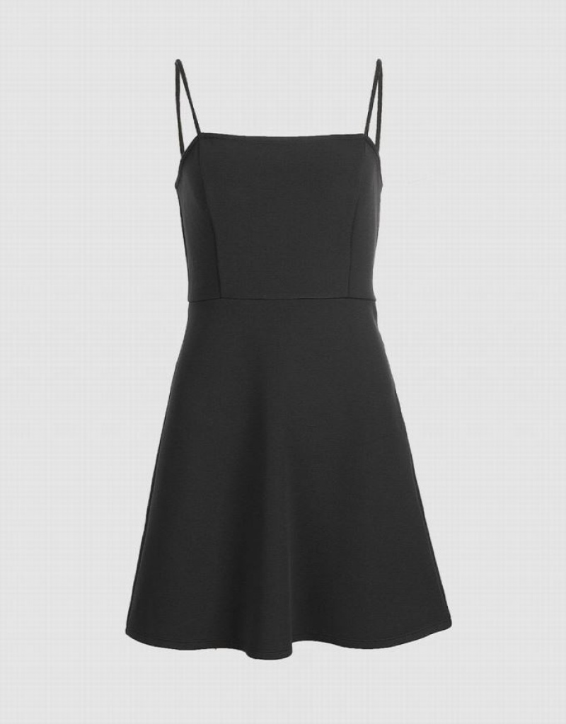 Blue Urban Revivo Plain Cami Women\'s Dress | RUAKJC-237