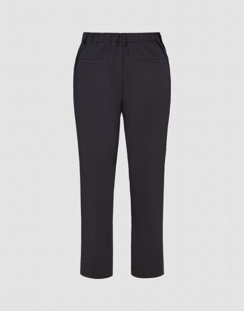 Dark Grey Urban Revivo Oversized Straight Men's Pants | YKSZVJ-945