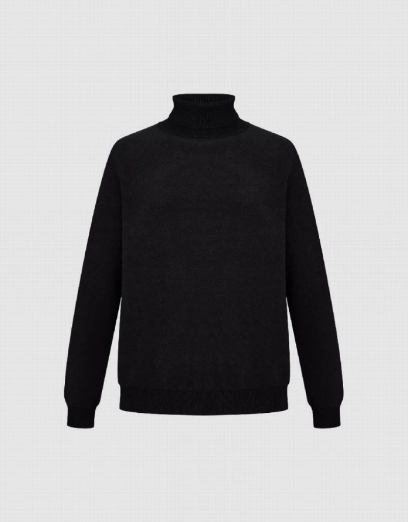 Dark Grey Urban Revivo Stand Collar Knitted Men\'s Cardigan | KEBISC-041