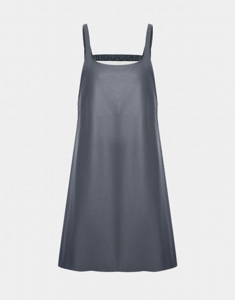 Light Grey Urban Revivo Minimalist Cami Women\'s Dress | HNUOMX-192