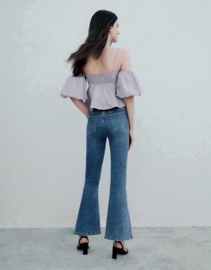 Purple Urban Revivo Off-Shoulder Women's Camisole | FRTOPY-247