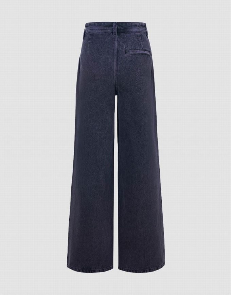 Purple Urban Revivo Straight Women's Jeans | VFGWCP-506