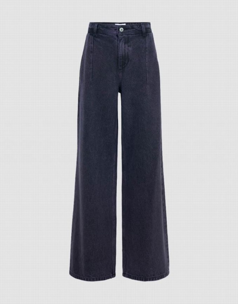 Purple Urban Revivo Straight Women\'s Jeans | VFGWCP-506